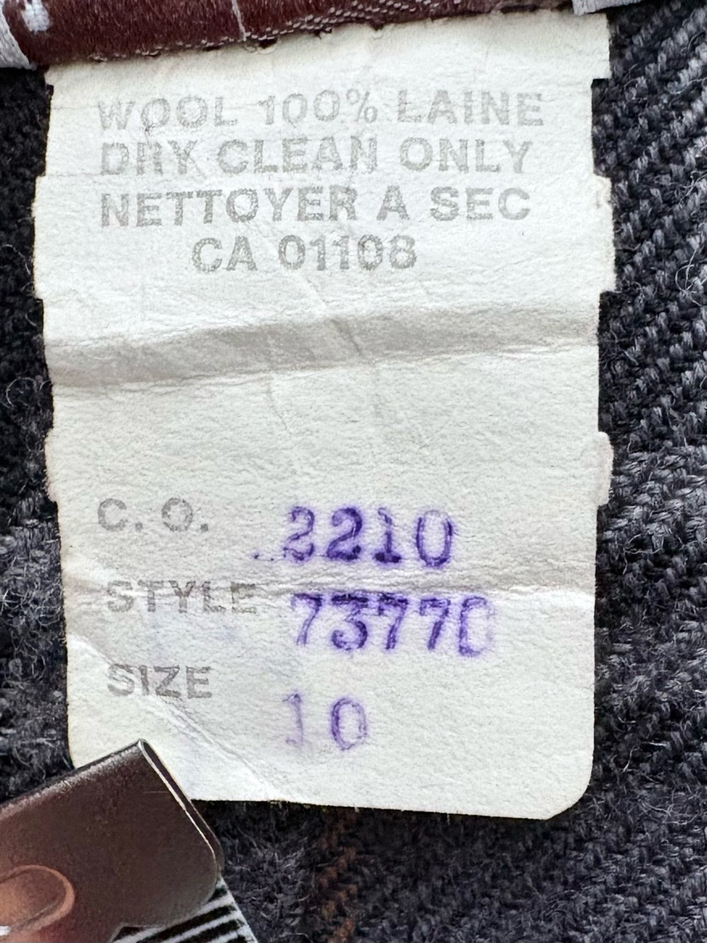 Vintage Tartan Plaid Wool Wrap Midi Kilt Skirt Canada Button Neutral Fits Size 6 - Picture 5 of 14
